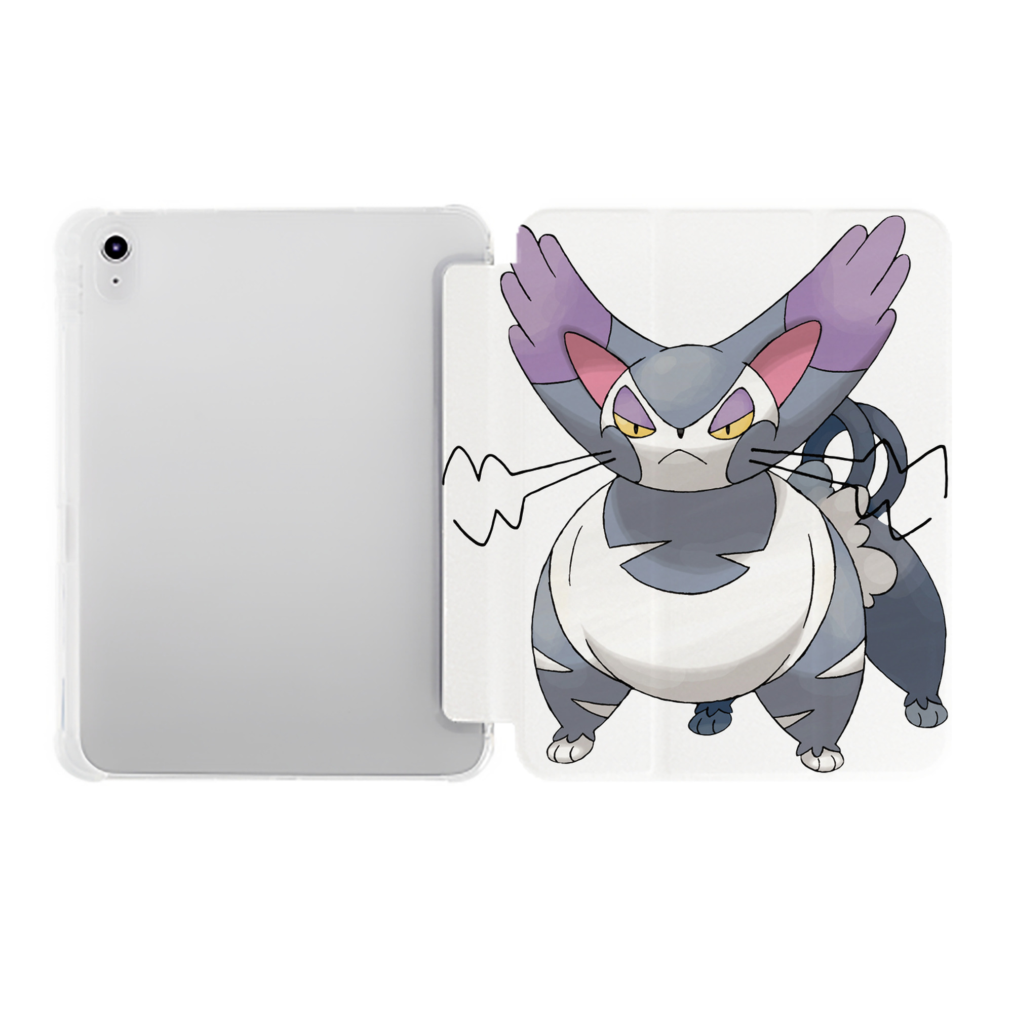 （画像用） ポケットモンスター Pokémon IPad ケース ペン収納付き 三つ折りスタンド PUレザー×シリコン 対応機種9.5/10.5/10.9インチ